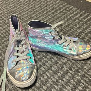 Sequin sneakers